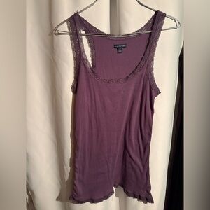 American Eagle Outfitters Plum Lace Camisole